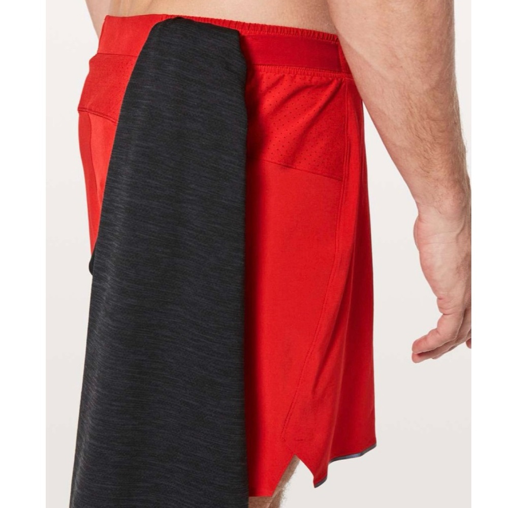 Lululemon Men’s Surge Short *6" Updated in Bold Red Size L - Picture 3 of 15